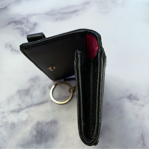 FINAL PRICE Kate Spade Montford Park Black Leather Darla Leather Keychain Wallet - Picture 10 of 14